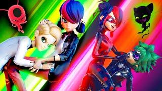 Miraculous Ladybug MULTIVERSE NEW Shadybug & Claw Noir + DUETtransformations‍OFFICIAL DESIGNS