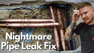 Fixing a Leak Under a Concrete Floor The Easy Way  Emergency Plumbing Guide