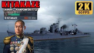 Destroyer Kitakaze - Low HP carry with Yamamoto