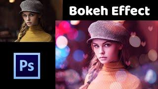 How to Create Bokeh Effect in Adobe Photoshop  Photoshop Tutorial 2020