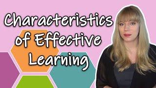 Characteristics of Effective Learning  EYFS