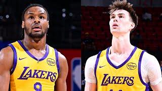 Bronny James & Colin Castleton Lead The Lakers To Their 1st Summer League Win In Vegas