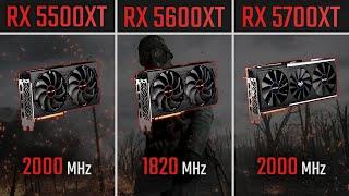 RX 5500XT vs RX 5600XT vs RX 5700XT  1080P 1440P and 4K Benchmarks