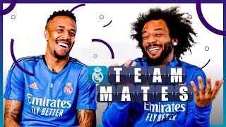 Whos the STRONGEST? Whos last off the BUS?  Teammates Marcelo & Militão