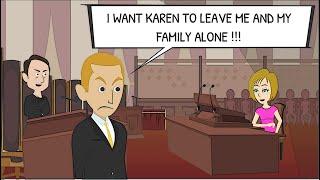 Childish Dad Brings Karen to Court Watch for the Ending