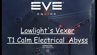 Eve Online - Lowlights First Vexor T1 Calm Electric Abyssal #eveonline #abyss #vexor