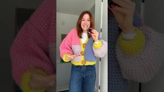 I crocheted the sweater of my dreams  #crochet