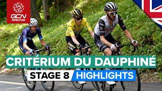 Fireworks Up Brutal Final Climb  Critérium Du Dauphiné 2023 Highlights - Stage 8