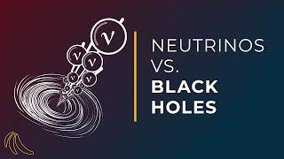 Can neutrinos escape a black hole?  Even Bananas