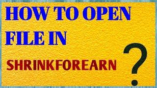 How to open shrinkforearn link in Telegram