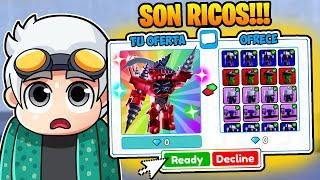 ¡TRADEO el UPGRADED TITAN DRILL MAN ULTIMATE en Toilet Tower Defense Roblox