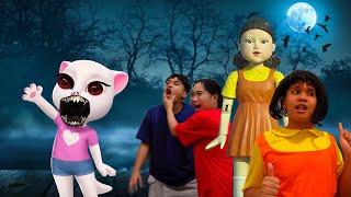 Squid Game Talking Angela in Real Life Jepoy Vlog