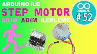 Arduino Step Motor - 28byj48 - Nema - Step Motor Kontrol ULN2003 - Arduino Kursu - Ders 52-