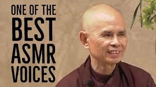 Unintentional ASMR  Thich Nhat Hanhs softly spoken speech on breaking bad habits