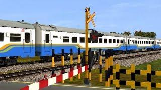 Perlintasan Kereta Api Indonesia Eps1 - Trainz Simulator Indonesia HD