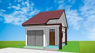 #46 Desain Toko Minimalis │ Rumah Lebar 4 Meter Ada Tokonya