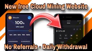 New Free Bitcoin Mining Website 2024  Free TRX Cloud Mining Website 2024  Averius.co Real or Fake