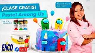 ¡CLASE GRATIS Among Us Cake con Merengue y Royal Icing