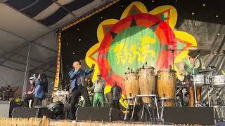 Let’s Groove Earth Wind and Fire 2024 Jazz Fest Sunday May 5th Congo Stage shot close