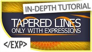 TUTORIAL Tapered Line Strokes in After Effects Using Expressions