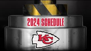 Chiefs 2024 Schedule Release  Hydraulic Press  Kansas City Chiefs