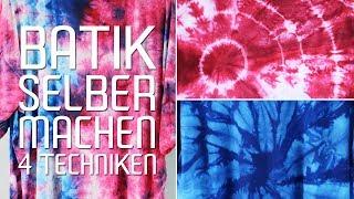 Batik selber machen - T-Shirt batiken - Anleitung und Bindetechnik - Talu.de