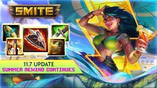 SMITE 11.7 Update Show Summer Rewind Continues