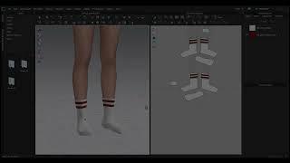 how to make socks in CLO3D