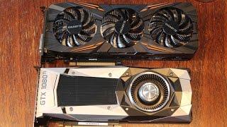 1080 vs 1080Ti Showdown - G1 Gaming GTX1080 vs Founders GTX1080Ti