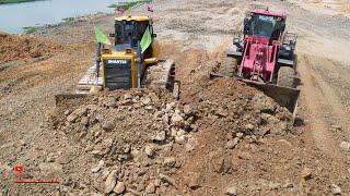 Bigger Powerful Dozer Loader Dump Truck Ability Digging Cutting Gravel Building Road construction