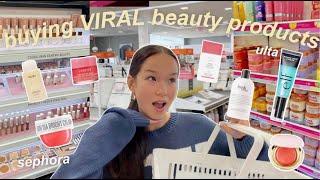 only buying VIRAL beauty products at SEPHORA & ULTA