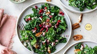 KALE SALAD  easy beautiful salad recipe