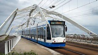 Trams in Amsterdam Netherlands   2024