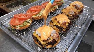 Bacon Double Dip Cheeseburger  베이컨 더블 딥치즈 버거  Korean Burger Shop