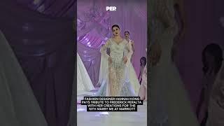 Bb. Pilipinas International 2022 Nicole Borromeo walks the runway for Hannah Kong  PEP Goes To