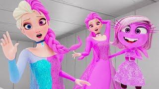 Elsa Frozen - Love Transformation Inside Out 2 Animation