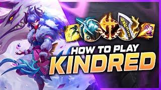 HOW TO PLAY KINDRED SEASON 13  Build & Runes  Season 13 Kindred guide  League of Legends