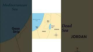 is dead sea share border with Israel Syria or Jordan