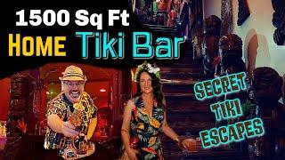 Shipwrecked At Seattles Largest Home Tiki Bar Menehune Terrace Camano Island Tour Walk-through