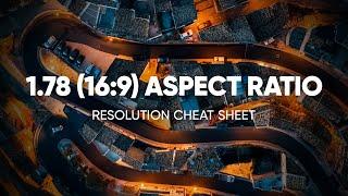 1.781 Aspect Ratio Cheat Sheet 169