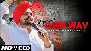 Sidhu Moose Wala New Song  Own WayOfficial Video New Punjabi Song 2023  Sidhu Moose Wala Song