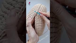Связываем детали #вязаниекрючком #вязанаясумка #crochetpattern