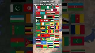 57 Islamic Cooperation Member Countries #Flags #IslamicFlags #islam #countryflags #countryfacts