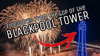 Watching the World Championship Fireworks at the top of the  Blackpool Tower in 4K