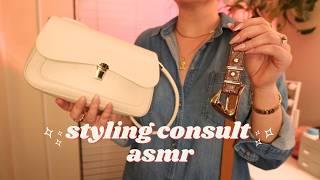 ASMR Styling Consultation   Soft-Spoken  Fabric & Leather Sounds Personal Attention Ipad