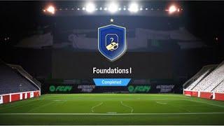 FC24 - BASI 1 - FOUNDATION 1 - TUTORIAL - SQUAD BUILDING CHALLENGES - SBC - SCR PACK OPENING
