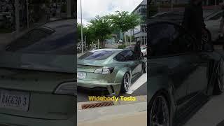 WIDEBODY Tesla #tesla #teslamodel3 #shorts