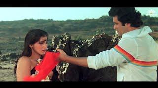Rishi Kapoor and Dimple Kapadia Romantic Scene  saagar movie romantic scenes - Kamal Haasan