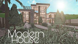 ROBLOX BLOXBURG Mini Mansion Modern House  House Build