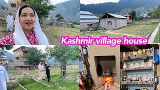 Kashmiri village house   yahn ky log kaisy hn  Sitara Yaseen Kashmir vlog